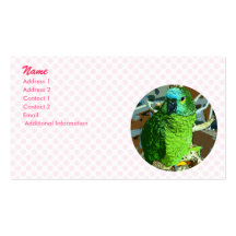 Parrot Green Business Card