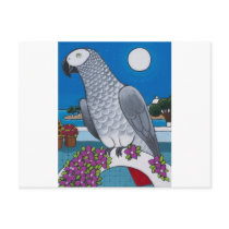 Parrot in Paradise Postcard