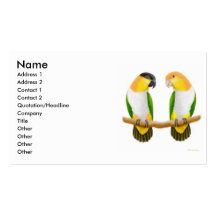 Parrot Love Profile Card Business Card