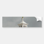 Parrot On Top Of Building Bumper Sticker