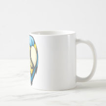 Parrot Shirt - Custom Cute Blue Parrot Shirt Coffee Mug