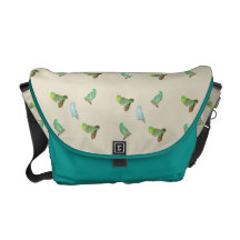 Parrotlet flock courier bag