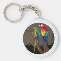 Parrots Key Chain