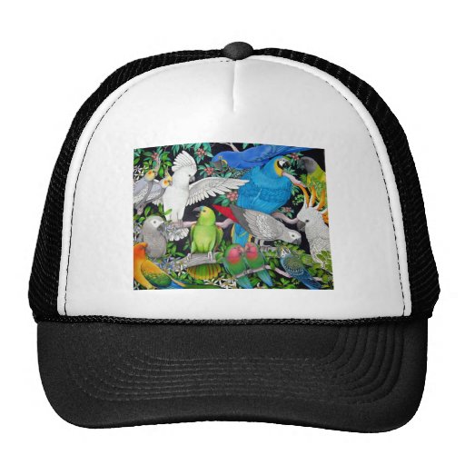 Parrots of the World Trucker Hat