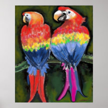 Parrots Poster