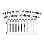 Part Chinese Crested Part Fence-Jumper Photo Cutouts