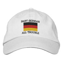 Part German All Trouble Embroidered Cap Embroidered Baseball Caps