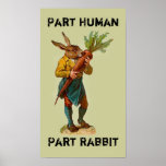 Part Human, Part Rabbit Poster