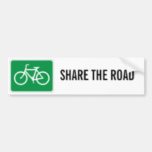 Partagez la route avec des bicyclettes adhésifs pour voiture