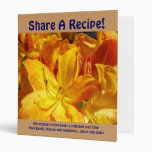 Partagez une recette ! réservez le classeur Rhodie