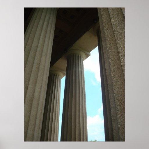 Parthenon Columns Nashville TN Poster