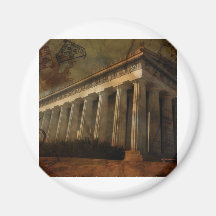 Parthenon, Temple of Athena Magnet