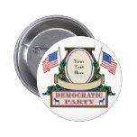Parti démocrate Etats-Unis-Personnalisable Badge