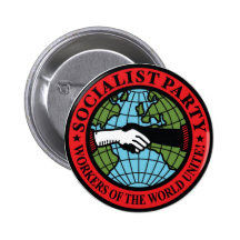 PARTI SOCIALISTE ETATS-UNIS BADGES AVEC AGRAFE