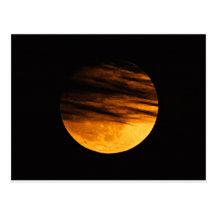 Partial Lunar Eclipse Post Card