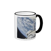 Partial view of Space Shuttle Endeavour Coffee Mugs