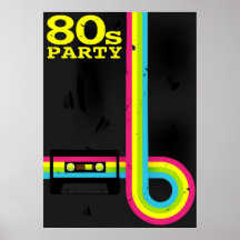 partie 80s posters