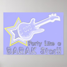 Partie comme une étoile de Barak Posters