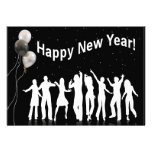 Partie de bonne année cartons d'invitation