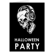 Partie de Halloween Cartes De Vœux