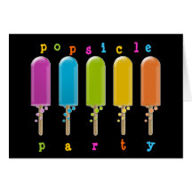 partie de popsicle cartes de vœux
