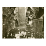 Partie de Wall Street, extrémité de WW1, 1918 Cartes Postales