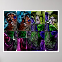 PARTIE du groupe 01/596 de COULEUR Poster