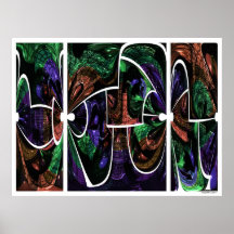PARTIE du groupe 04/593 de COULEUR Posters