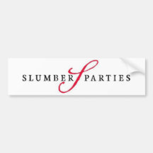 Parties promotionnelles de logo de soirées pyjamas adhésifs pour voiture