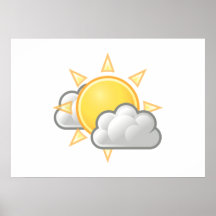 Partly Sunny Posters