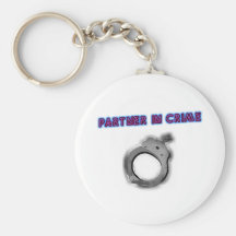 Partner In Crime Left Handcuff Key Chain