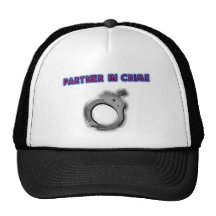 Partner In Crime Left Handcuff Mesh Hats