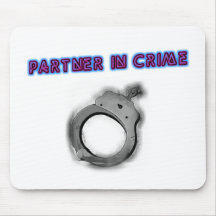 Partner In Crime Left Handcuff Mousepad