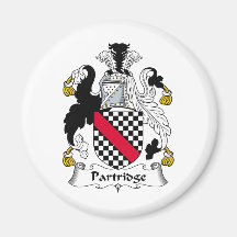 Partridge Family Crest Fridge Magnets
