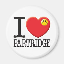 Partridge Fridge Magnet