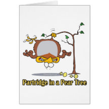 partridge in a pear tree 1st first day christmas card