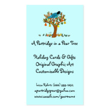 Partridge in a Pear Tree Business Cards