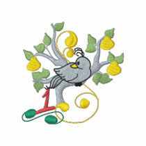 Partridge In A Pear Tree Polo Shirt