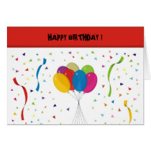 party2009_01, HAPPY BIRTHDAY ! Card