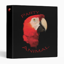 Party Animal 3 Ring Binder