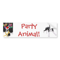 Party Animal Christmas Bumper Sticker
