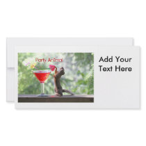 Party Animal Squirrel Photo Cards