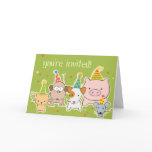 party animals -- you’re invited! card