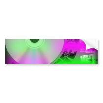 Party Background Bumper Stickers
