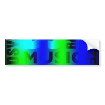 Party Background Bumper Stickers