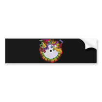 Party Background Bumper Sticker