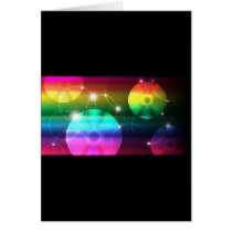 Party Background Greeting Cards