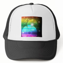 Party Background Trucker Hat