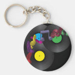 Party Background Key Chain