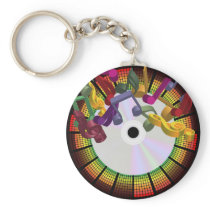 Party Background Key Chains
